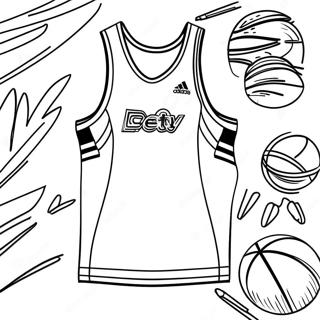 Adidas Basketbal Jersey Inkleurblad 115048-50734