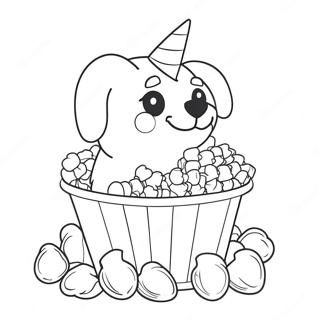 Puppycorn Inkleurbladsye