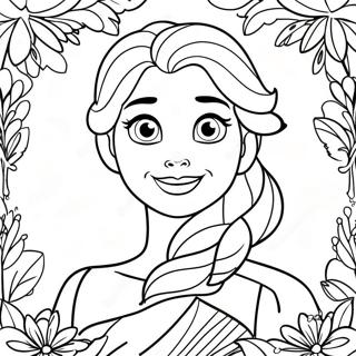 Elsa Frozen 2 Show Yourself Inkleurbladsye