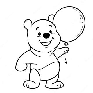 Winnie Die Poeh Wat N Ballon Hou Inkleurblad 11528-1638