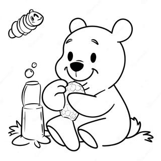 Winnie Die Poeh Wat Heuning Eet Inkleurblad 11529-1990
