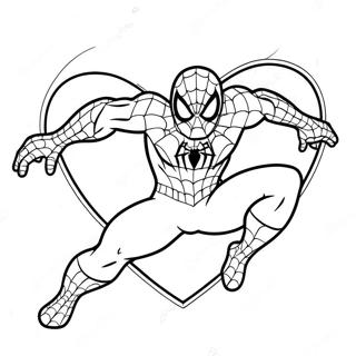 Spiderman Valentyn Inkleurblad 115303-50920