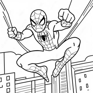 Dinamiese Spiderman Swang Inkleurblad 115459-51042