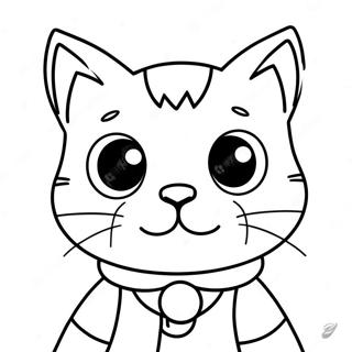 Avontuurlike Kat Kind Inkleurblad 115846 51346