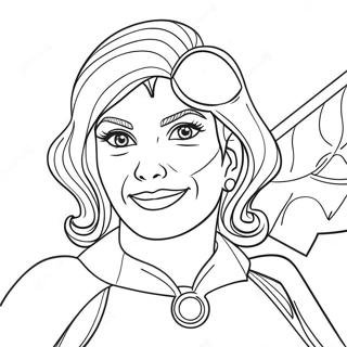 Superheld Tannie Inkleurblad 115872-51371