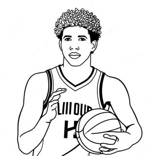 Lamelo Ball Inkleurblad 115920-51398