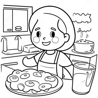 Nana Bak Koekies Inkleurblad 115948 51427