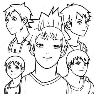 Haikyuu Inkleurblad 116101-51538