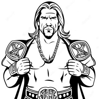 Triple H Wat Twee Gorde Dra Inkleurblad 116234 51650