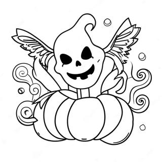 Geest Halloween Logo Inkleurbladsye