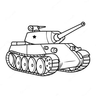 Karikaturistiese Ww2 Tenks Inkleurblad 116417 51957