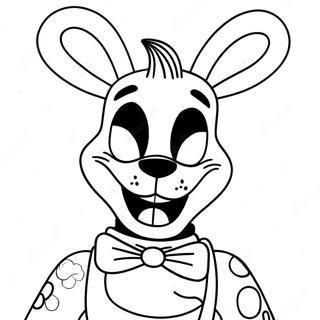 Cartoon Nagmerrie Bonnie Inkleurblad 116619 52114