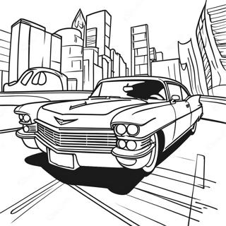 Sportiewe Cadillac Coupe Inkleurblad 116724 52197