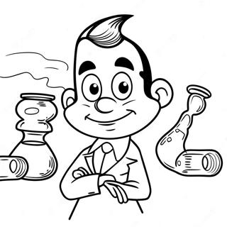 Jimmy Neutron In Laboratoriumjas Inkleurblad 116775 52233