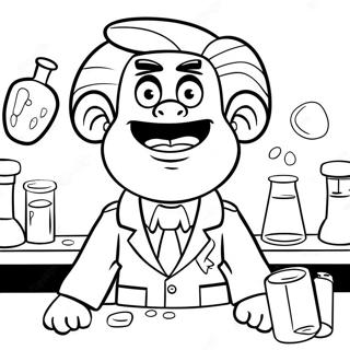 Jimmy Neutron In Laboratoriumjas Inkleurblad 116775 52236