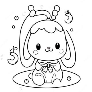 Cinnamoroll Kersfees Inkleurblad 116823-52262