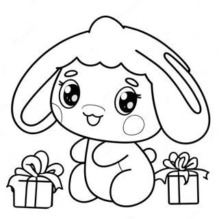 Cinnamoroll Kersfees Inkleurblad 116823-52263