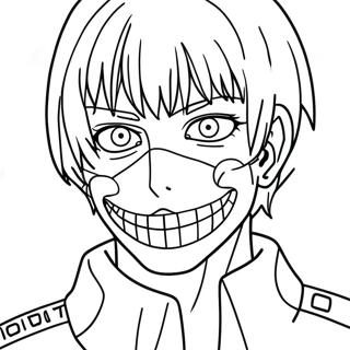 Tokyo Ghoul Inkleurbladsye