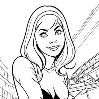 Gwen Stacy Inkleurbladsye