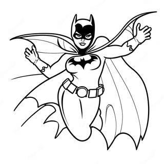 Batgirl Inkleurbladsye