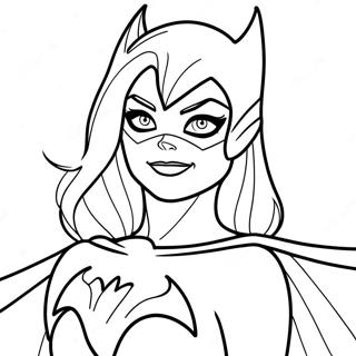 Batgirl Inkleurblad 117133-52495