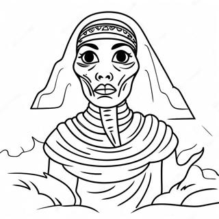 Eng Mummie In Graf Inkleurblad 117365-52682