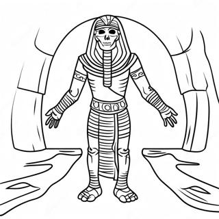 Eng Mummie In Graf Inkleurblad 117365-52683