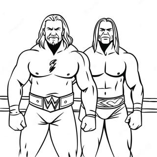 Wwe Kampioenskap Wedstryd Inkleurblad 117468 52761