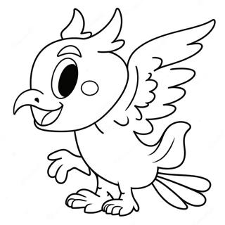 Vrolike Phoenix Suns Maskot Inkleurblad 117495-52788