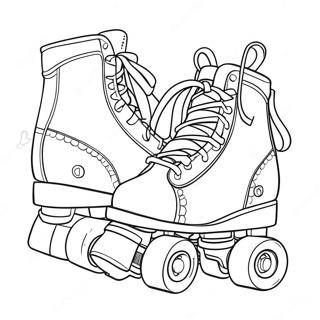Pret Roller Skate Partytjie Inkleurblad 117755 52982