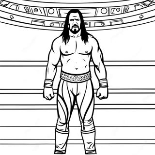 Wwe Superster Se Ingang Inkleurblad 117831-53042