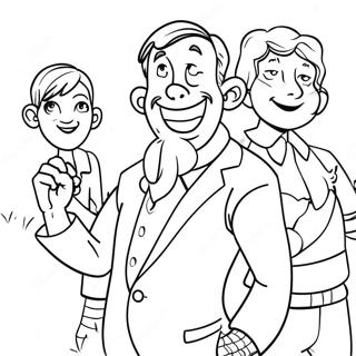 Wally Darling Met Vriende Inkleurblad 118012-53179