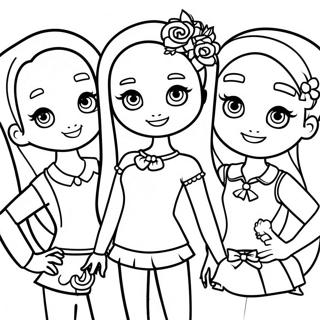 Rainbow High Bella Met Vriende Inkleurblad 118168-53307