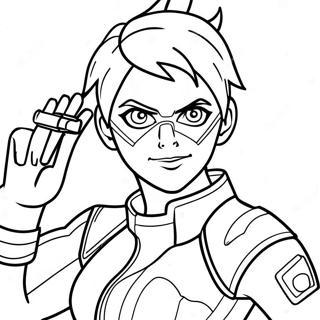 Tracer In Aksie Inkleurblad 118397 53588