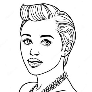 Miley Cyrus Inkleurblad 118446-53623