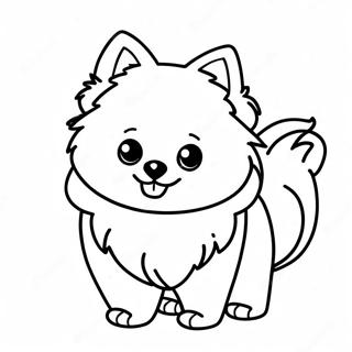 Pomeranian Inkleurblad 118573-53723