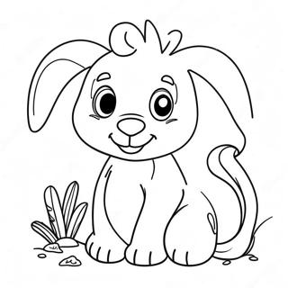 Vriendelike Dier Alfabet Inkleurblad 118990 54057