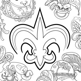 New Orleans Saints Inkleurblad 119011-54063