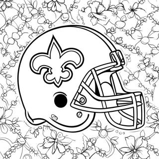 New Orleans Saints Helm Inkleurblad 119015-54079