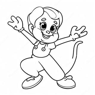 Dot Warner In N Pret Pose Inkleurblad 119167-54194