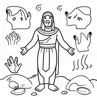 Tien Plae Van Egipte Inkleurblad 119270-54274