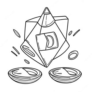 Dreidel Hanukkah Inkleurbladsye