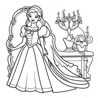 Elegante Meisie Vampier In N Rok Inkleurblad 119760-54659