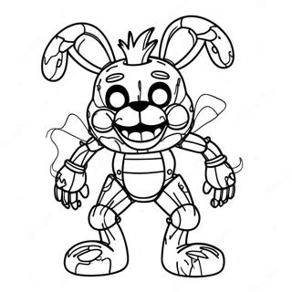 Grusame Springtrap Fnaf Inkleurblad 119835-54709