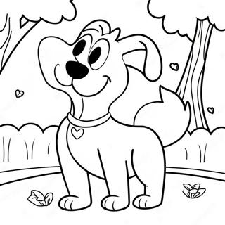 Avontuurlustige Kathond In Die Park Inkleurblad 120019-54858