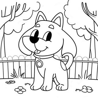 Avontuurlustige Kathond In Die Park Inkleurblad 120019-54859