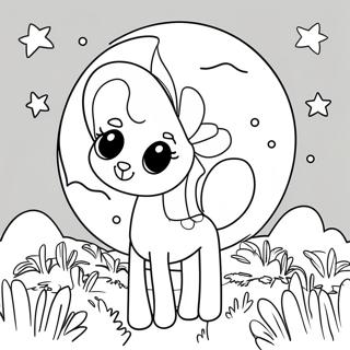 Glansende Maan Inkleurblad 120350 55116