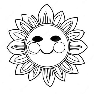 Stralende Son Inkleurblad 120351 55119