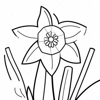 Daffodil Inkleurbladsye