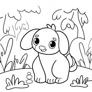 Schattige Dier Kinders Inkleurbladsye 120761-55440